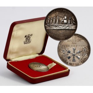 Wielka Brytania, medal z 1970 roku, Powrót do Bristolu