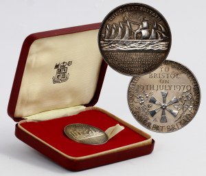 United Kingdom, medal from 1970, Return to Bristol of the SS Great Britain