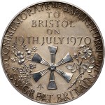 Vereinigtes Königreich, 1970 Medaille, Rückkehr nach Bristol