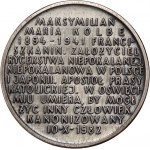 PRL, medal z 1982 roku, św. Maksymilian Maria Kolbe