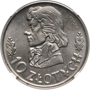 PRL, 10 złotych 1960, Tadeusz Kościuszko, PRÓBA, nikiel