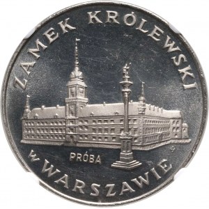 PRL, 100 złotych 1974, Zamek Królewski w Warszawie, PRÓBA, nikiel