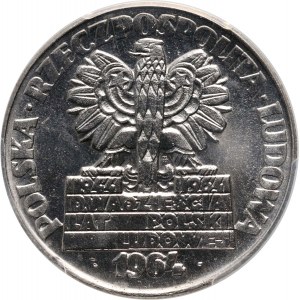 PRL, 20 zloty 1964, Nowa Huta, PRÓBA, nickel