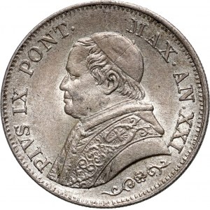 Watykan, Pius IX, lir 1866 XXI R, Rzym
