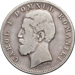 Romania, Carol I, 2 Lei 1881 V, Vienna