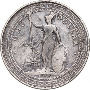Great Britain, Victoria, Trade Dollar 1902 B, Bombay