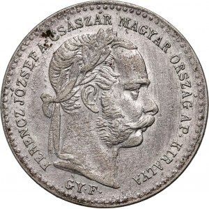 Maďarsko, František Jozef I., 10 krajcars 1868 GYF, Karlsburg