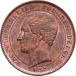 Belgie, Leopold I., 10 centimů 1853, Svatba prince Leopolda a Marie Henrietty