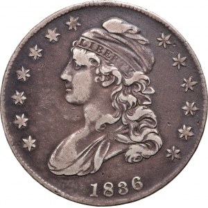 Spojené státy americké, 50 centů 1836, Philadelphia, Capped Bust