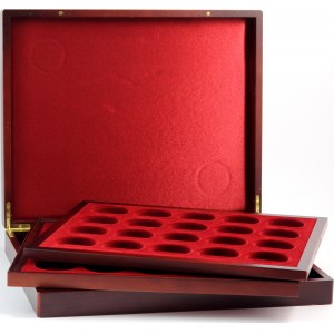 3 wooden boxes for coins