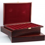 3 wooden boxes for coins
