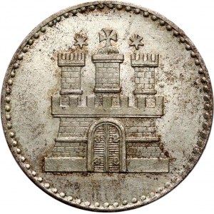 Germany, Hamburg, Schilling 1855 A