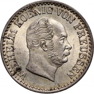 Niemcy, Prusy, Wilhelm I, srebrny grosz, 1870 A, Berlin