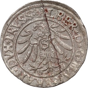 Kniežacie Prusko, Albrecht Hohenzollern, penny 1532, Königsberg