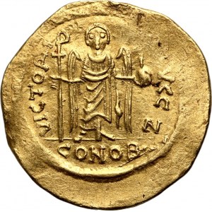 Byzanc, Maurice Tiberius, 582-602, solidus, Konstantinopol