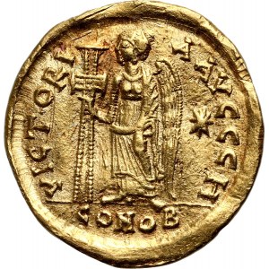 Byzanc, Anastasius 491-518, solidus, Konstantinopol