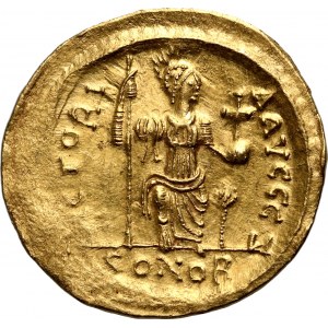 Byzancia, Justín II. 565-578, solidus, Konštantínopol