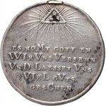 Nemecko, Brandenbursko-Prusko, Fridrich II., medaila z roku 1742, Chronogram, Vroclav