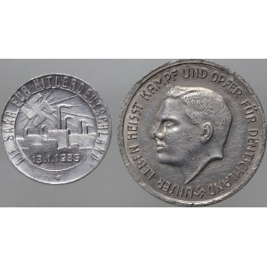 Deutschland, Drittes Reich, Satz von 2 Medaillen