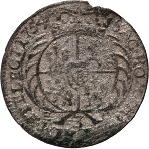 August III, trojak 1754 EC, Lipsko