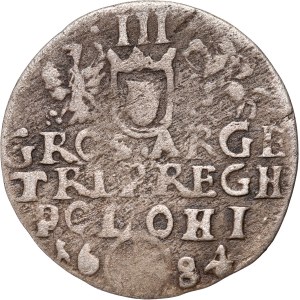 Jan III Sobieski, trojak 1684, Bydgoszcz