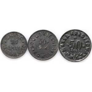 Military Cooperatives, set of 3 tokens
