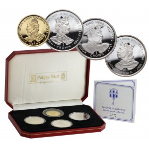 Gibraltar, Elizabeth II, set of 4 coins from 1999