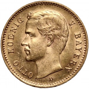 Germany, Bavaria, Otto, 10 Mark 1912 D, Munich