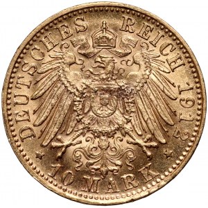 Deutschland, Bayern, Otto, 10 Mark 1912 D, München