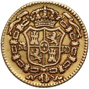 Spanien, Karl III., 1/2 Escudo 1783 M-JD, Madrid