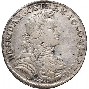August II Silný, 2/3 tolaru (gulden) 1702 ILH, Drážďany