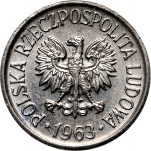 PRL, 5 pennies 1963, SAMPLE, nickel
