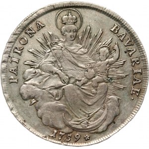 Niemcy, Bawaria, Maksymilian III Józef, talar 1759