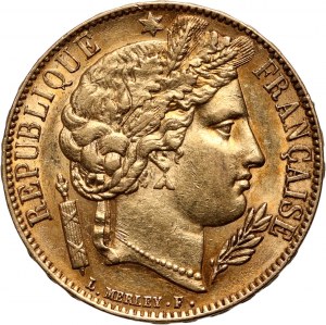 Francja, 20 franków 1851 A, Paryż, Ceres