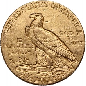 Stany Zjednoczone Ameryki, 2 1/2 dolara 1908, Filadelfia, Indianin