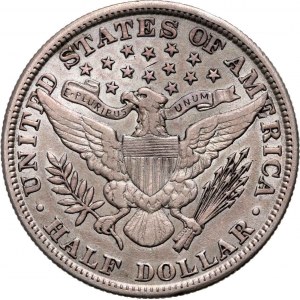 Spojené Štáty Americké, 1/2 Dollar 1909, Philadelphia, Barber