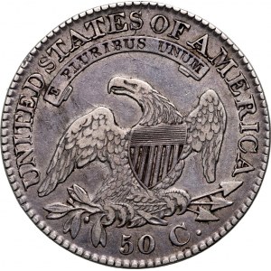 USA, 50 Cents 1827, Philadelphia, Capped Bust