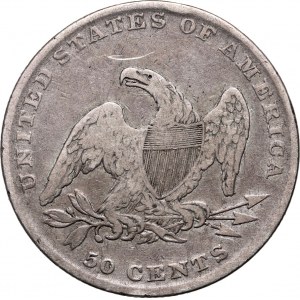 Spojené štáty americké, 50 centov 1837, Philadelphia, Capped Bust