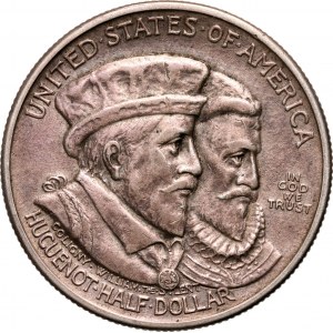 Vereinigte Staaten von Amerika, 1/2 Dollar 1924, Philadelphia, Hugenotten - Wallonen