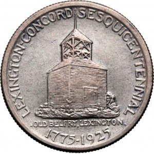 Spojené štáty americké, 1/2 dolára 1925, Philadelphia, 150. výročie bitky pri Lexingtone a Concorde
