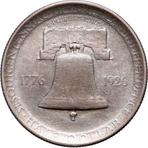 Stany Zjednoczone Ameryki, 1/2 dolara 1926, Filadelfia, 150-lecie Niepodległości