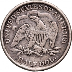 Stany Zjednoczone Ameryki, 50 centów (Half Dollar) 1868, Filadelfia, Liberty Seated
