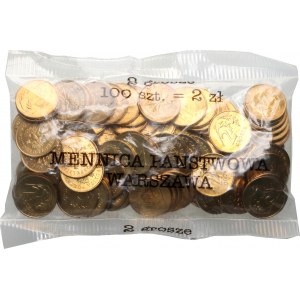 Third Republic, 2 pennies 1990, bank bag