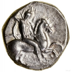 Nomos, asi 332-302 př. n. l., magistrát Dai...; Av: Warrior...