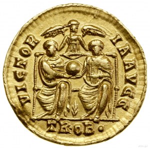 Solidus, 367-375, Trewir; Aw: Popiersie cesarza w prawo...