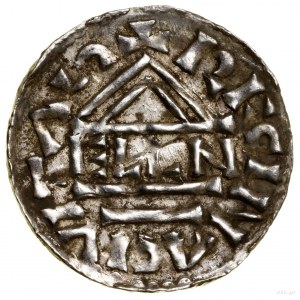 Denár, bez dátumu (985-995), Regensburg, mincovňa Aljan; Av...