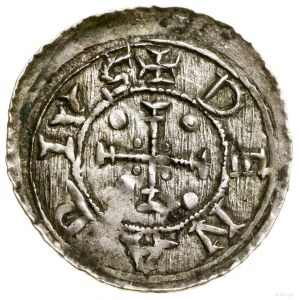 Denar, ohne Datum (ca. 1107-1113), Kraków; Av: Herzog, si...