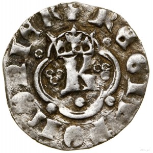 Kwartnik ruski, bez daty (1360-1370), Lwów; Aw: Ukorono...