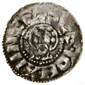 Denar, bez daty (ok. 1170-1180), Kołobrzeg; Aw: Głowa ś...