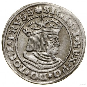 Grosz, 1529, Toruń; końcówki legend PRVSS / PRVSS; Biał...